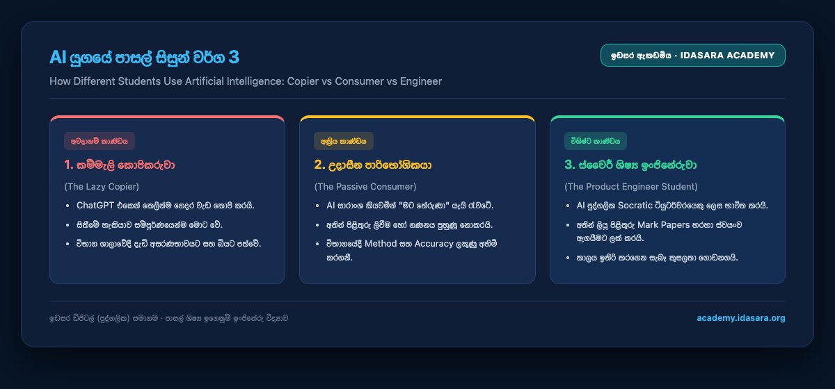 The three types of students in the AI age