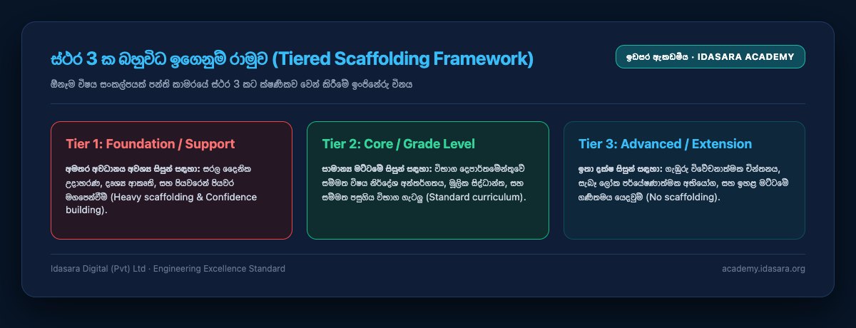 The 3-Tier Scaffolding Framework
