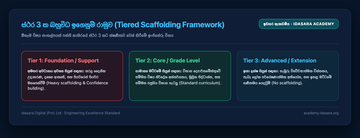 The 3-Tier Scaffolding Framework