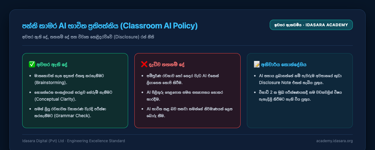 The Classroom AI Policy