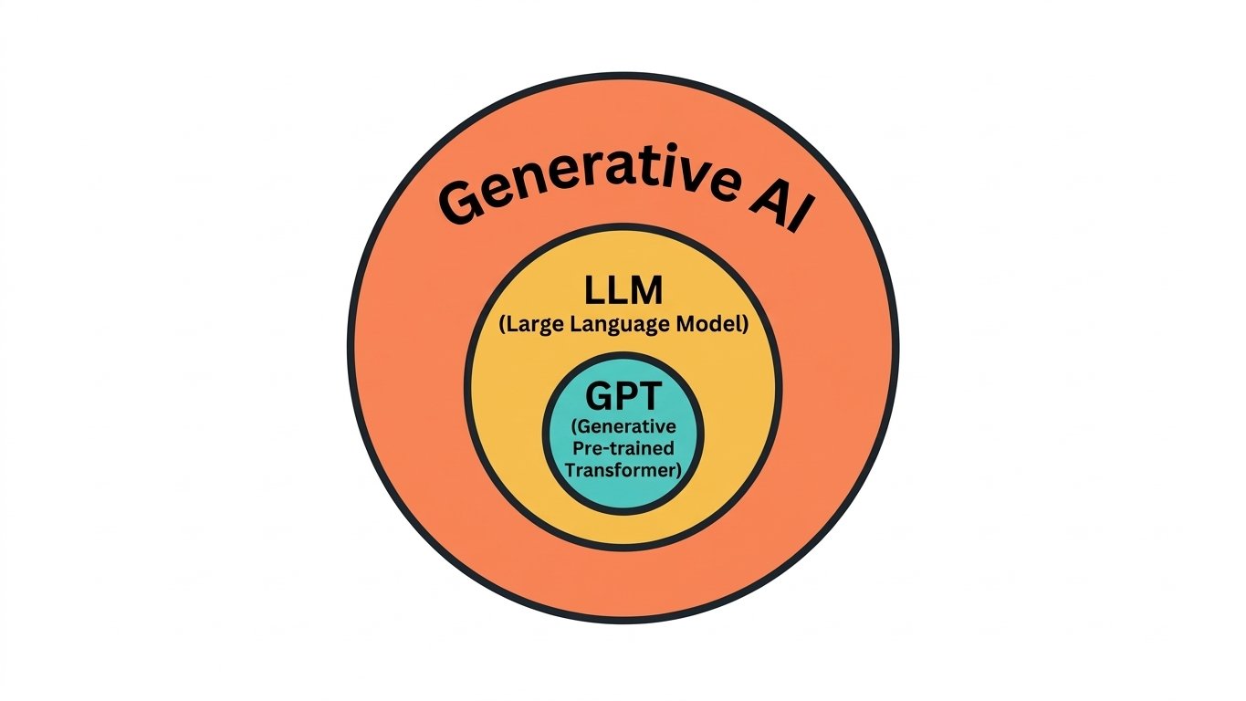 The LLM and GPT hierarchy