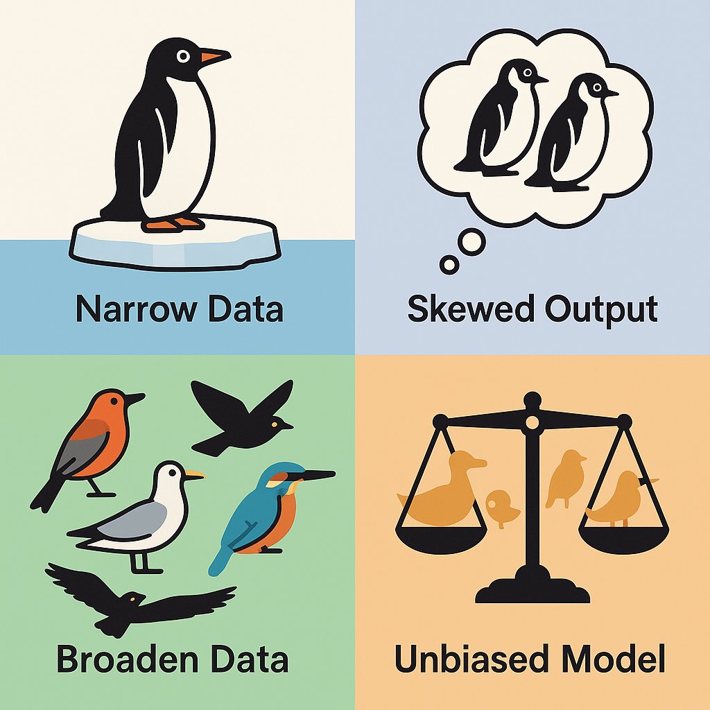 Narrow data vs broadened data