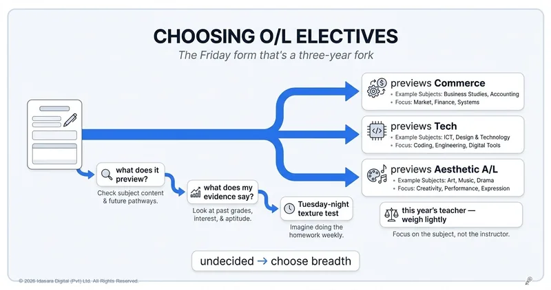Choosing Your O/L Electives: The First Fork Nobody Treats Like One