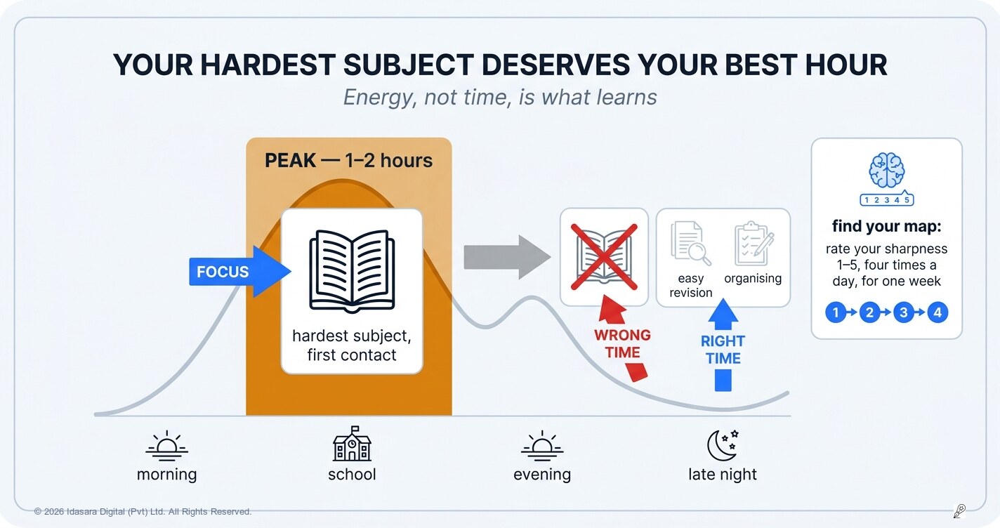 Your Hardest Subject Deserves Your Best Hour — Find It and Defend It