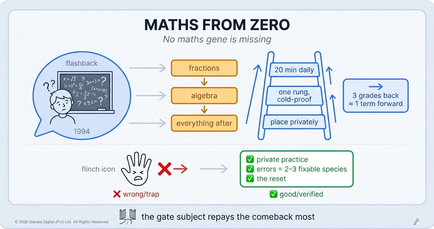 Maths From Zero: For the Student Who Was "Never a Maths Person"