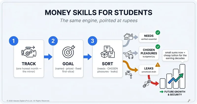 Money Skills for Students: The Same Engine, Pointed at Rupees