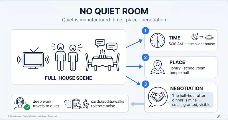 No Quiet Room: How to Study in a Full House