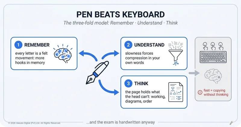 Pen Beats Keyboard: What Brain Science Actually Says