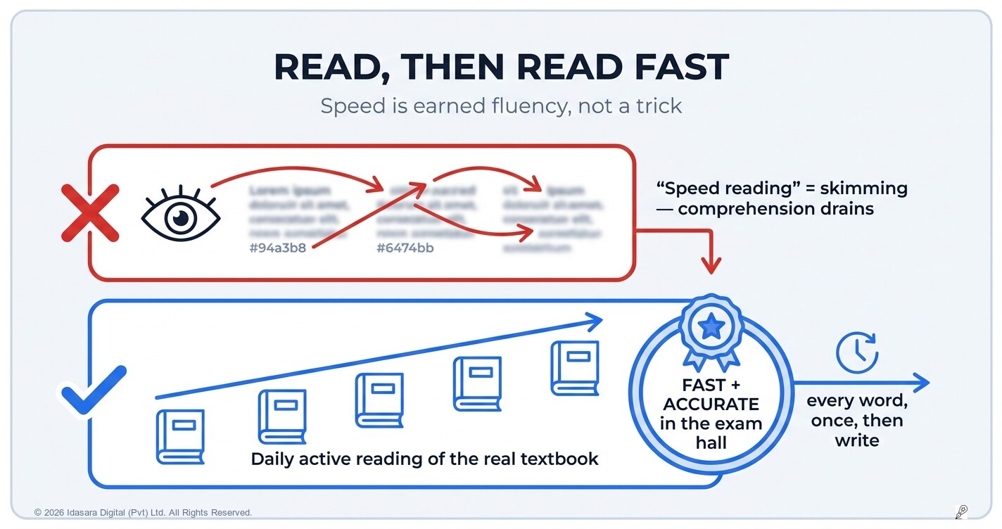 Read, Then Read Fast: The Exam Skill Nobody Practises