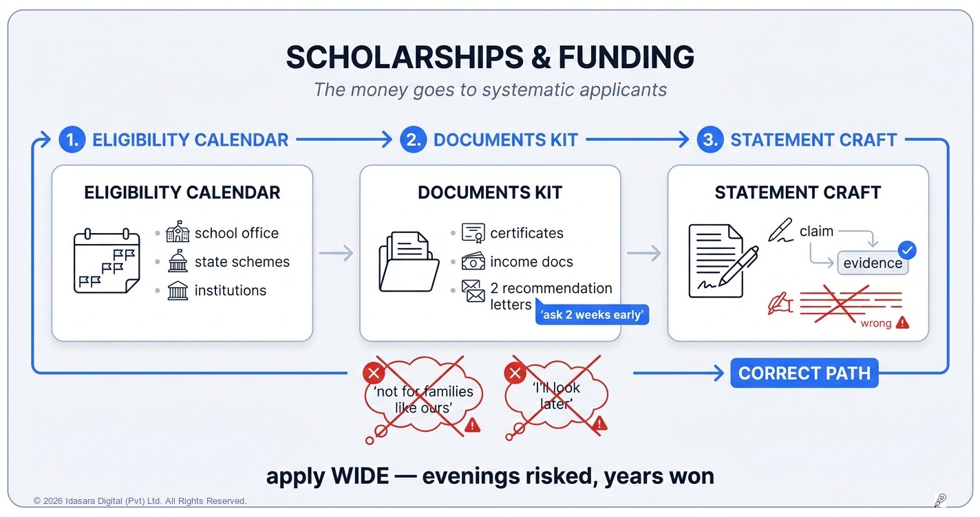 Scholarships and Funding: The Money Goes to Students Who Apply Systematically