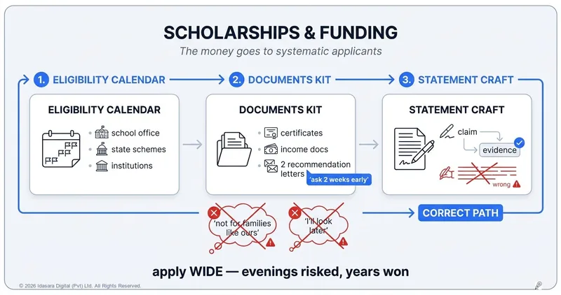 Scholarships and Funding: The Money Goes to Students Who Apply Systematically