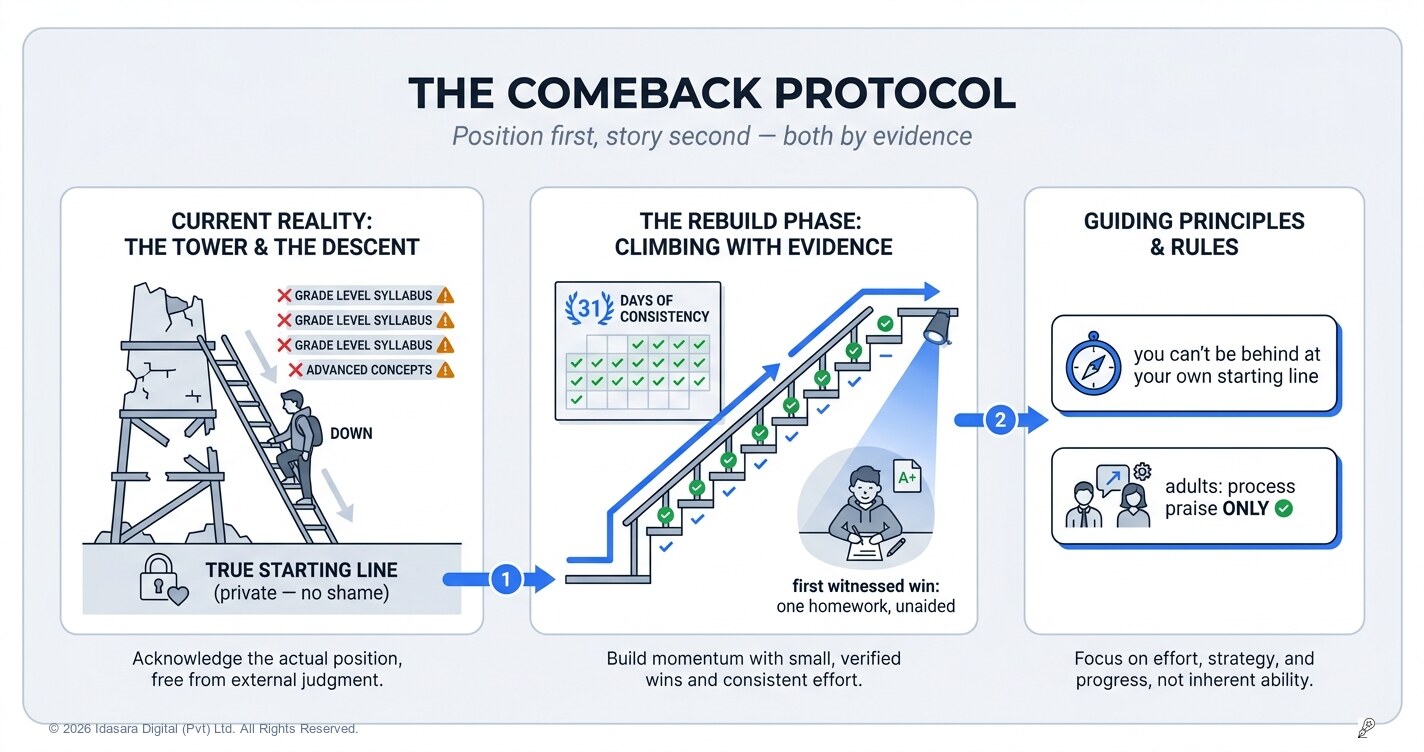 Starting From S and F: The Comeback Protocol