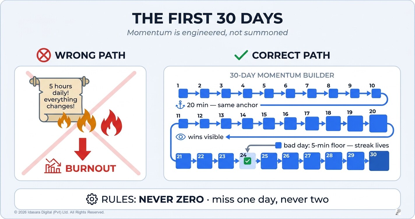 The First 30 Days of a Turnaround: Momentum Is Engineered, Not Summoned