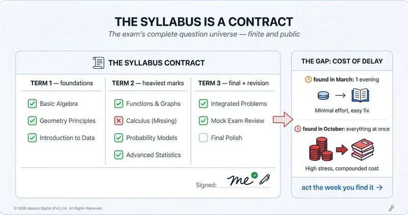 The Syllabus Is a Contract — Sign It Before the Exam Signs It For You