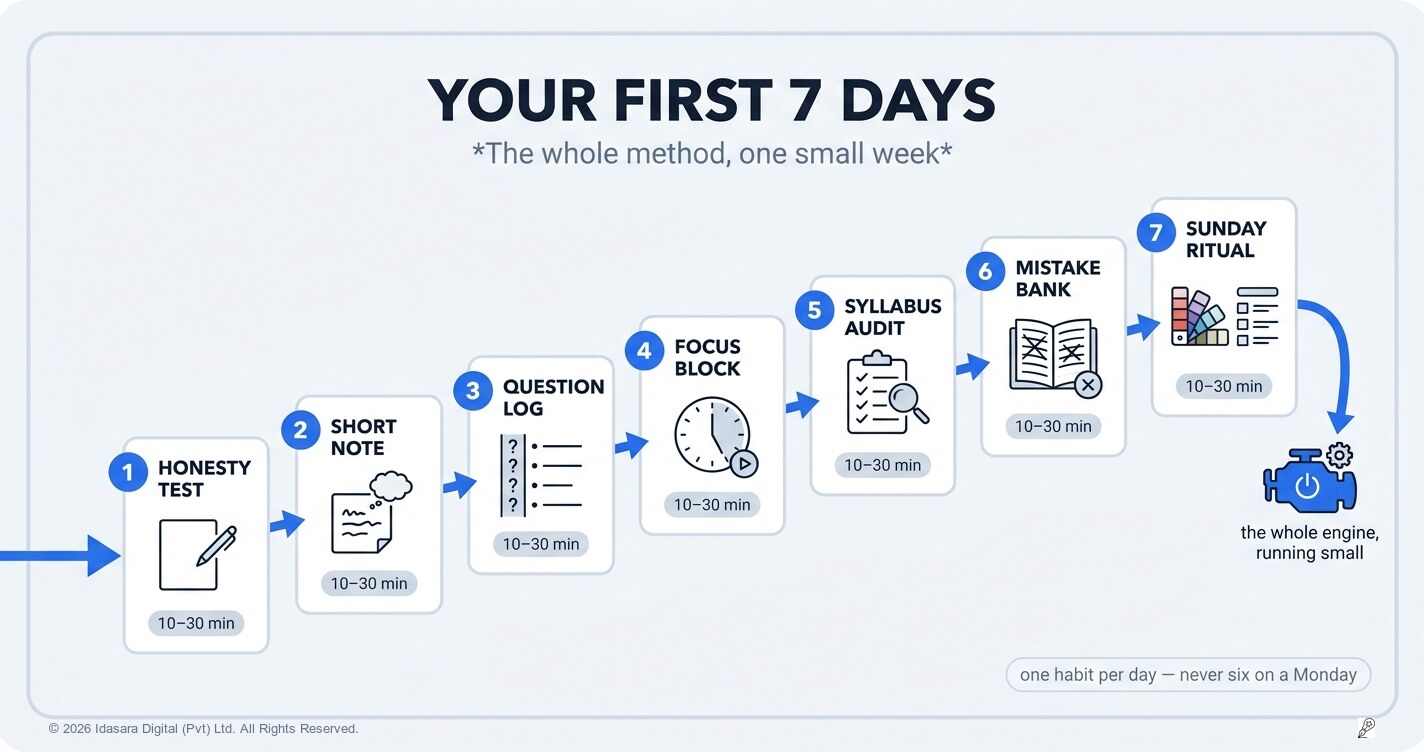 Your First 7 Days: The Whole Method, One Small Week