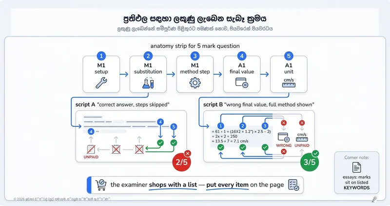 Method Marks vs Accuracy Marks: විභාග පරීක්ෂකවරු ඔබට ඇත්තටම ලකුණු ගෙවන්නේ කොහොමද?