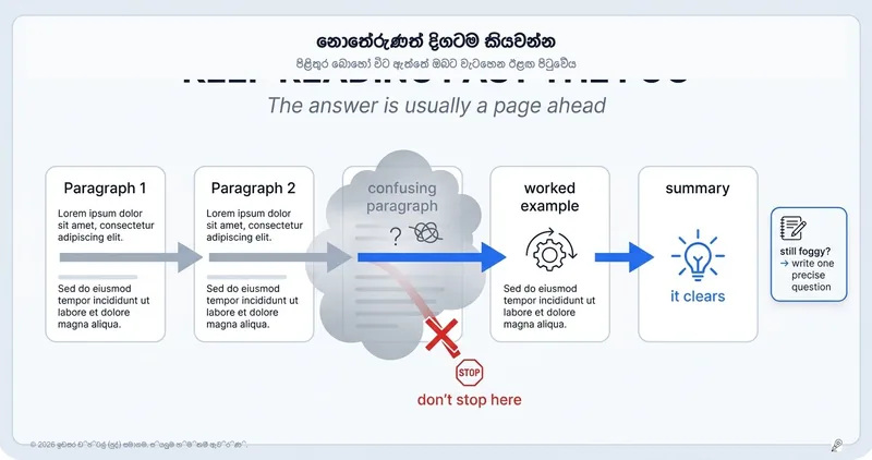 නොතේරුණත් දිගටම කියවන්න — ඒක වැදගත් වෙන්නේ ඇයි?