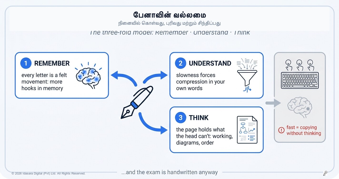 கீபோர்டை விட பேனாவே சிறந்தது: மூளை பற்றிய விஞ்ஞானம் சொல்வது என்ன?