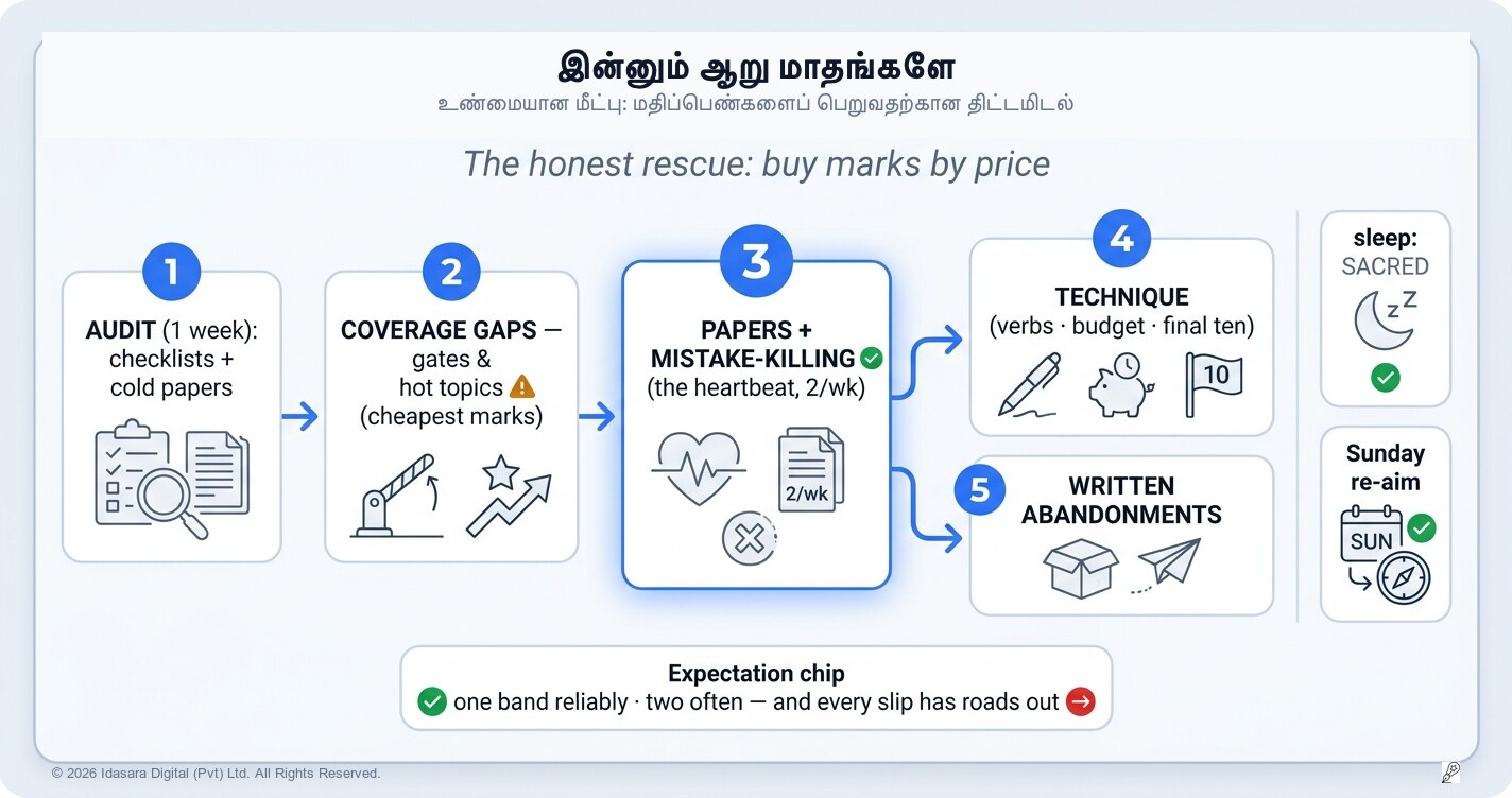 இன்னும் ஆறு மாதங்களே உள்ளன: ஒரு நேர்மையான மீட்புத் திட்டம்