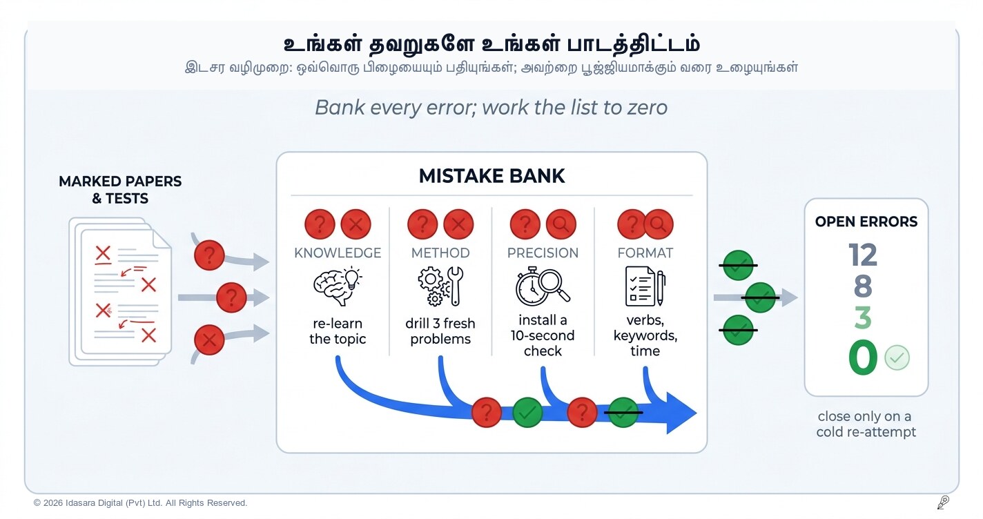 உங்கள் தவறுகளே உங்கள் பாடத்திட்டம்: பிழை வங்கி