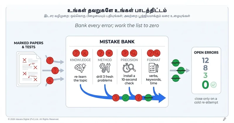 உங்கள் தவறுகளே உங்கள் பாடத்திட்டம்: பிழை வங்கி